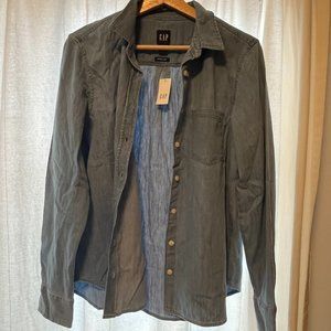 GAP 100% Organic cotton denim shirt, size M